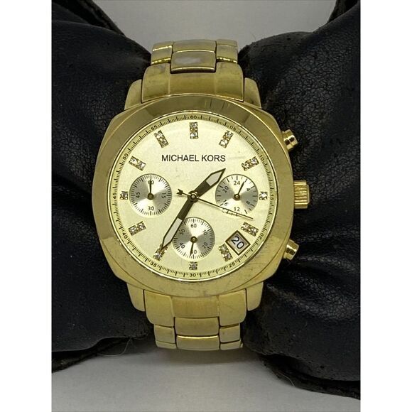 Michael Kors MK5132 Women's Gold Stainless Steel Analog Dial Quartz Watch RQ155